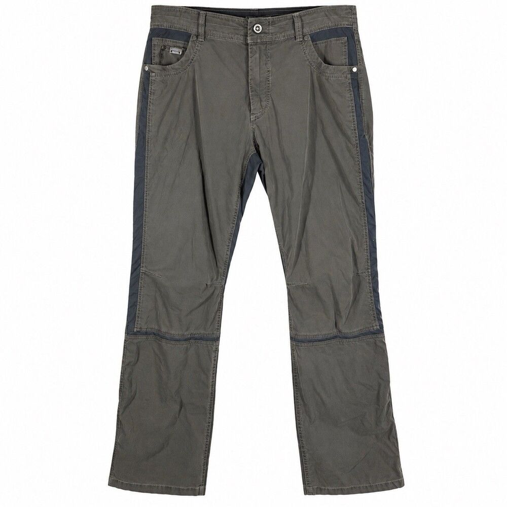 Kuhl Radikl Mens 36x32 Gray Hiking Pants Stretch Outdoor Utility 5109